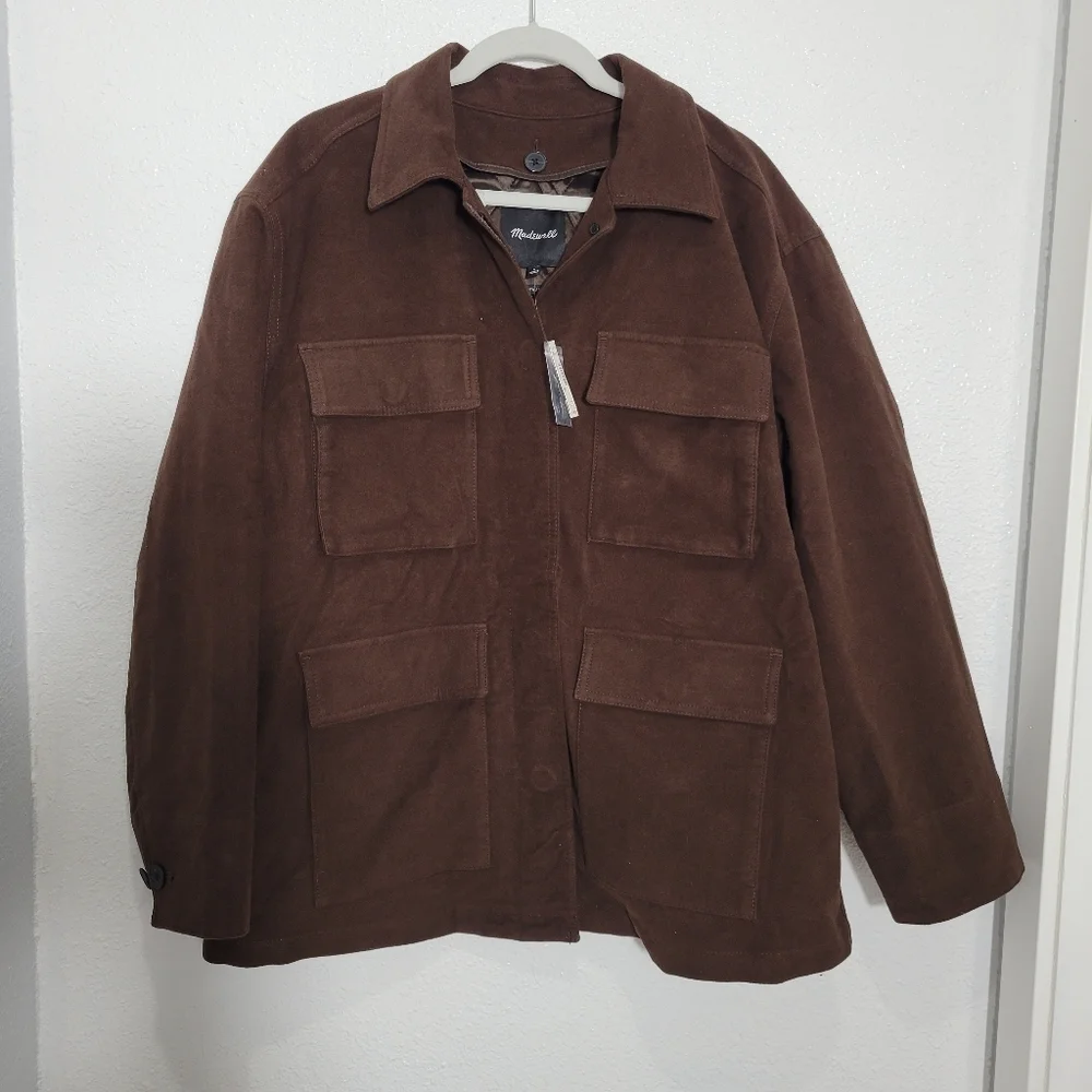 Madewell Flap-Pocket Field Jacket NWT NT117 SZ L - Picture 5 of 11